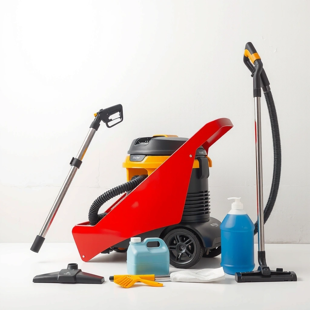 Specialized cleaning equipment and professional service
